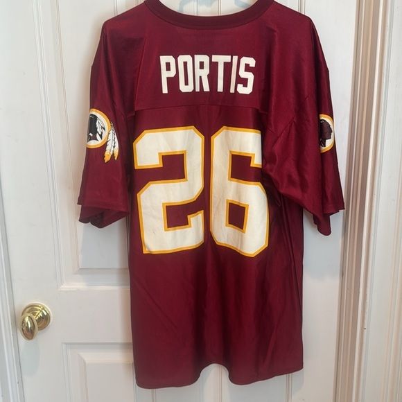 Washington Redskins Maroon NFL  Football Jersey with Number 26 Portis - Picture 3 of 7